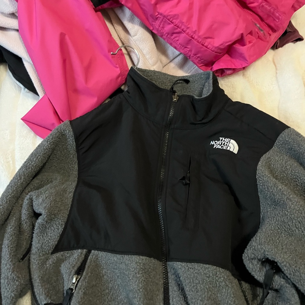 The North Face Black and Gray Fleece Jacket